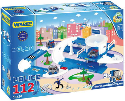 WADER Policejní stanice Kid cars 3D Policie