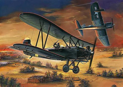 SMĚR Model letadlo dvouplošník Polikarpov Po-2 Korean War 1:72 (stavebnice letadla)