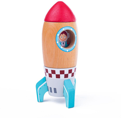 Bigjigs Toys Dřevěná raketa