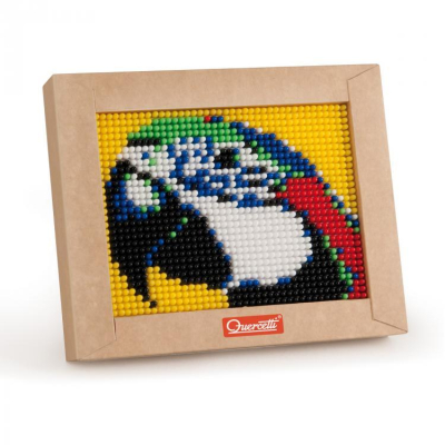 Quercetti 0824 Mini Pixel Art - papoušek